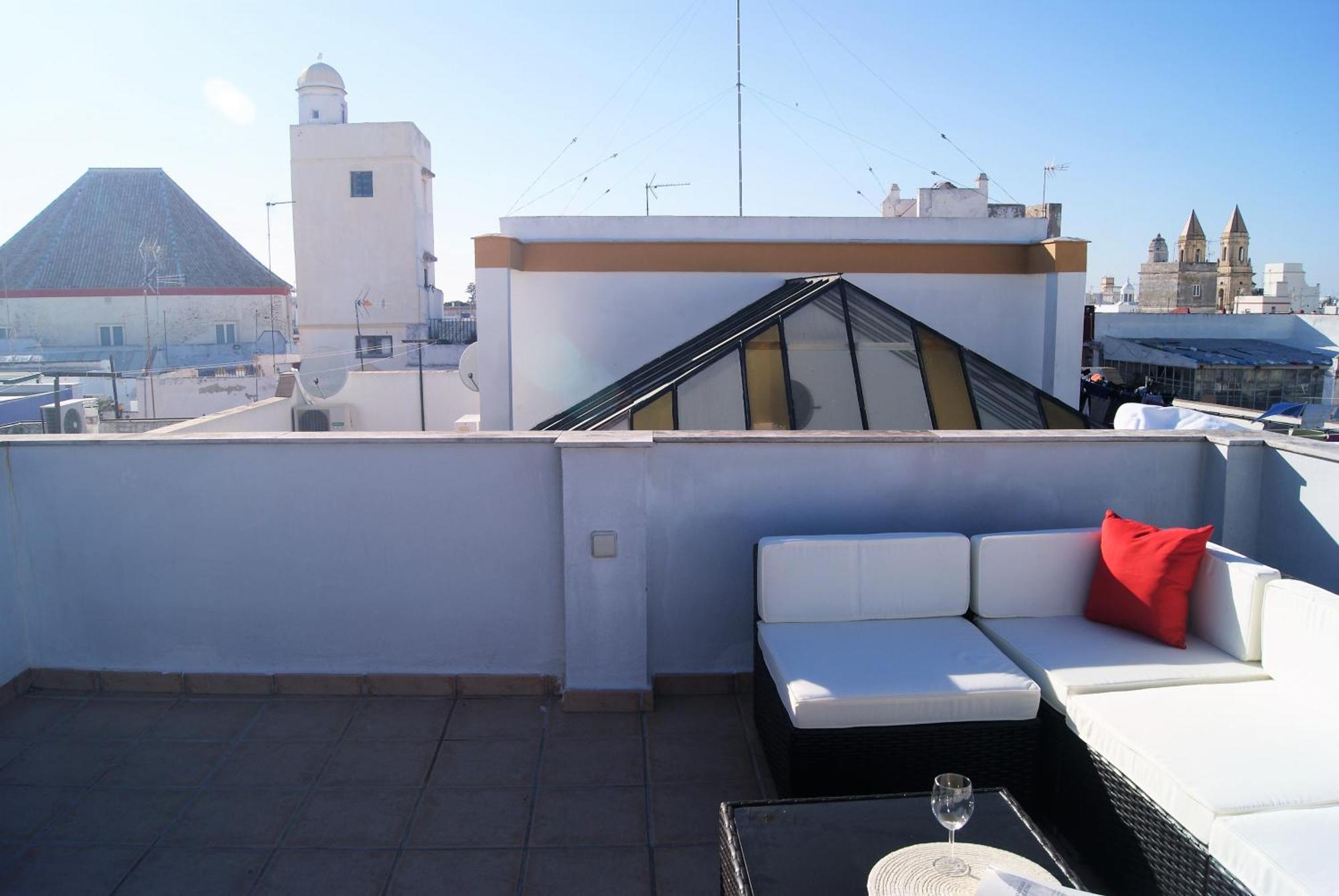 Appartement Cdz - Atico Tavira Two Private Terraces With Great Views à Cadix Extérieur photo